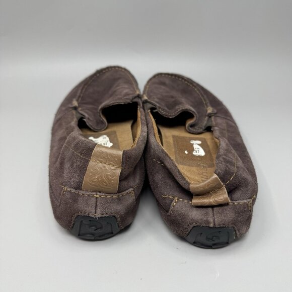Olukai Brown Leather Loafers Driving Shoes Derby Comfort Moc Toe Akepa Moc Sz 13 main image 5